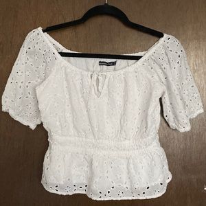 Off the shoulder blouse